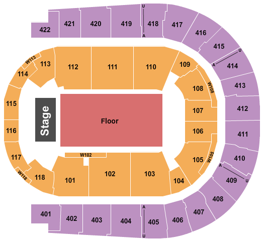 O2 Arena J. Cole Seating Chart